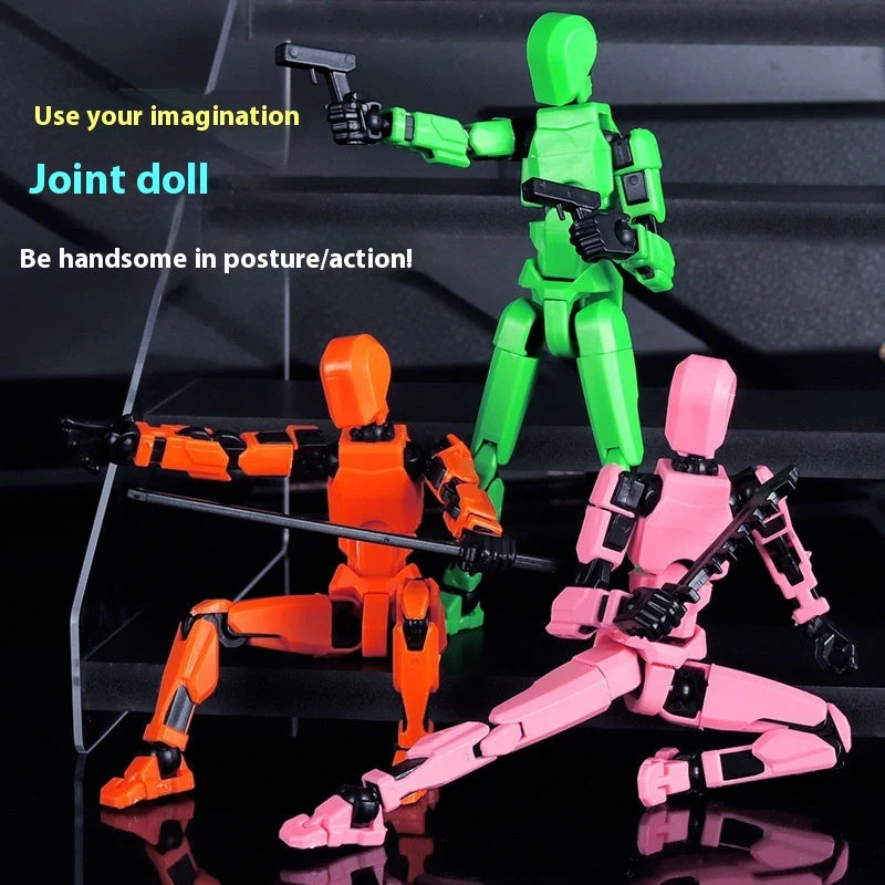 Updated And Hot-sale Multi-Jointed Movable Shapeshift Robot 3D Printed Mannequin Dummy Action Model Doll Toy Kid Gift - Image 2