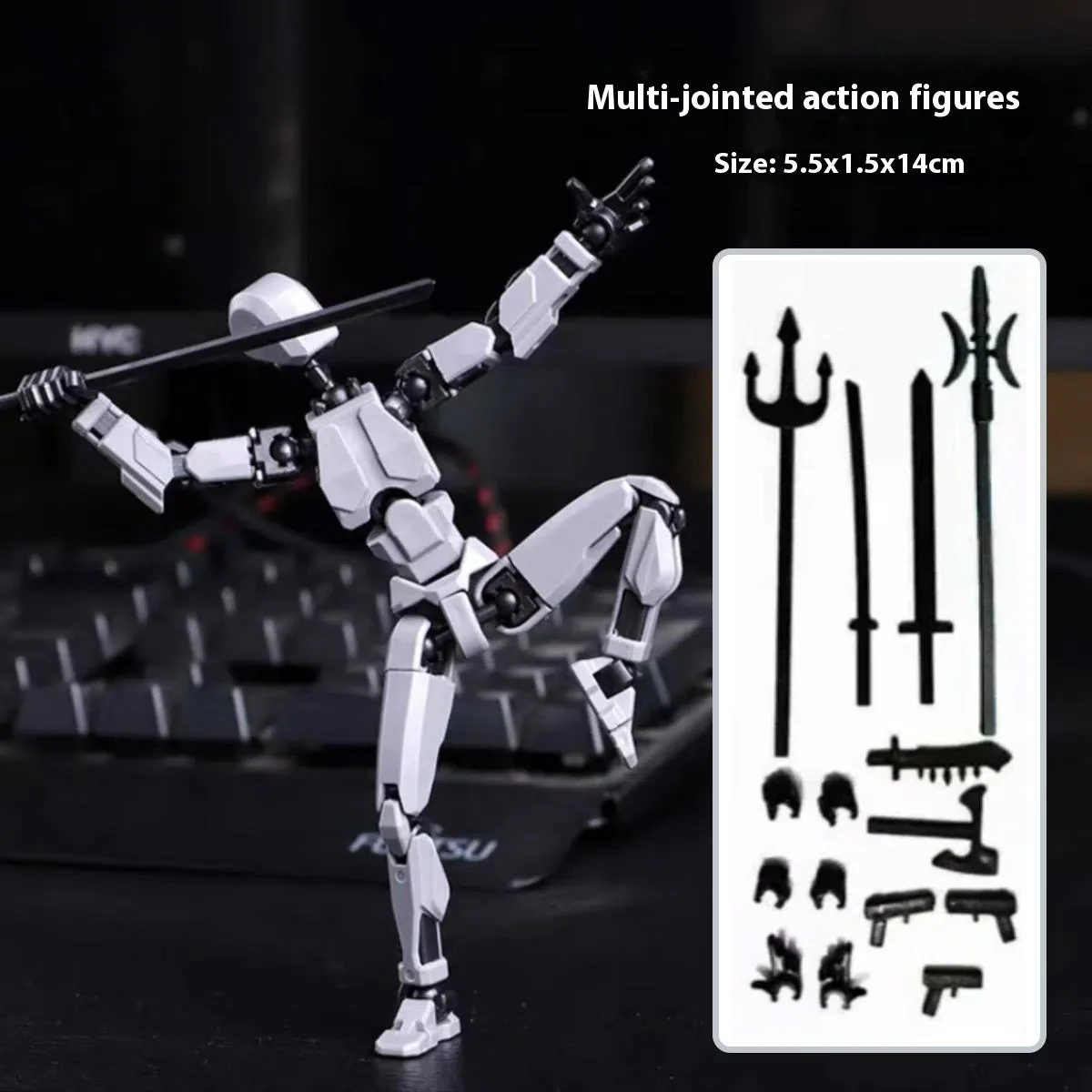 Updated And Hot-sale Multi-Jointed Movable Shapeshift Robot 3D Printed Mannequin Dummy Action Model Doll Toy Kid Gift - Image 33