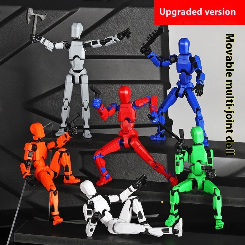 Updated And Hot-sale Multi-Jointed Movable Shapeshift Robot 3D Printed Mannequin Dummy Action Model Doll Toy Kid Gift - Image 4