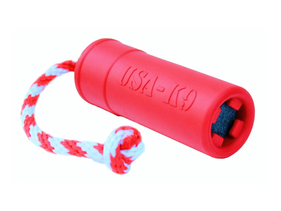 USA-K9 Firecracker Floating Training Dummy | K9 Handler Reward Toy | Red | USA Made - Image 5