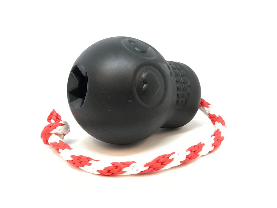 USA-K9 Magnum Skull - Black Magnum Rubber Chew Toy for Extreme Chewers | USA Made - Image 6