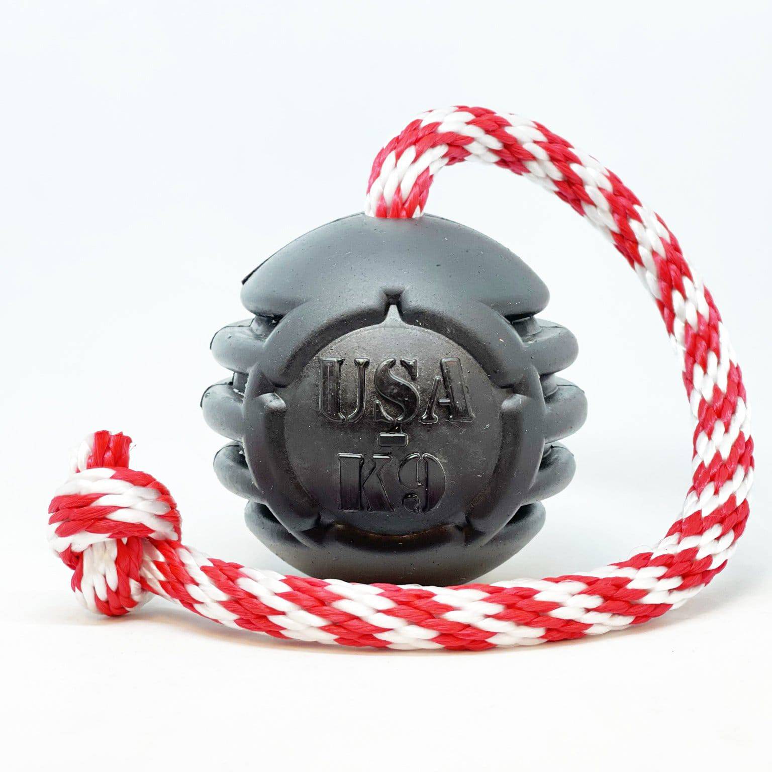 USA-K9 Magnum Stars and Stripes Rubber Dog Toy | K9 Handler Reward Toy | USA Made - Image 5