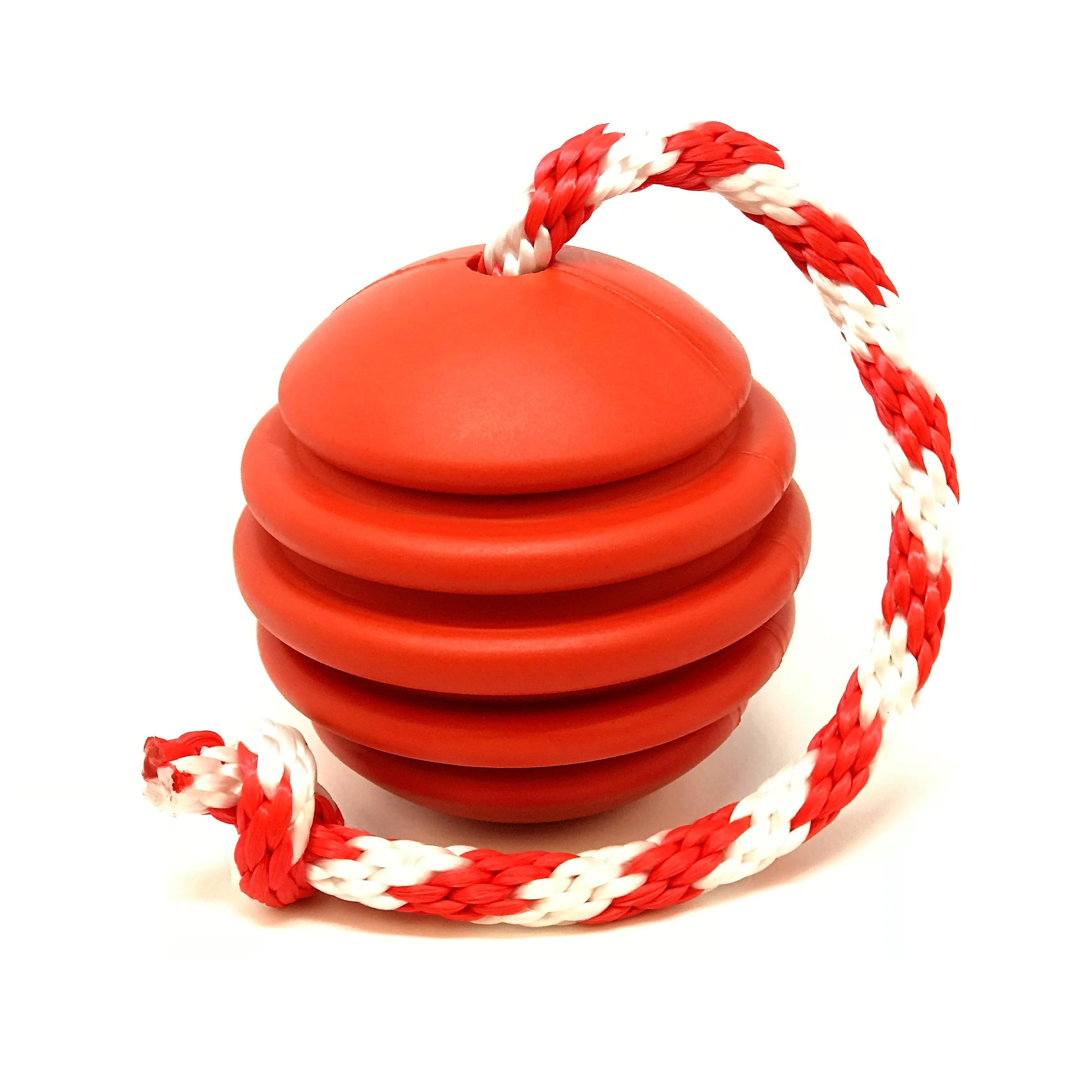 USA-K9 Stars and Stripes Rubber Dog Toy | K9 Handler Reward Toy | Red | USA Made - Image 7