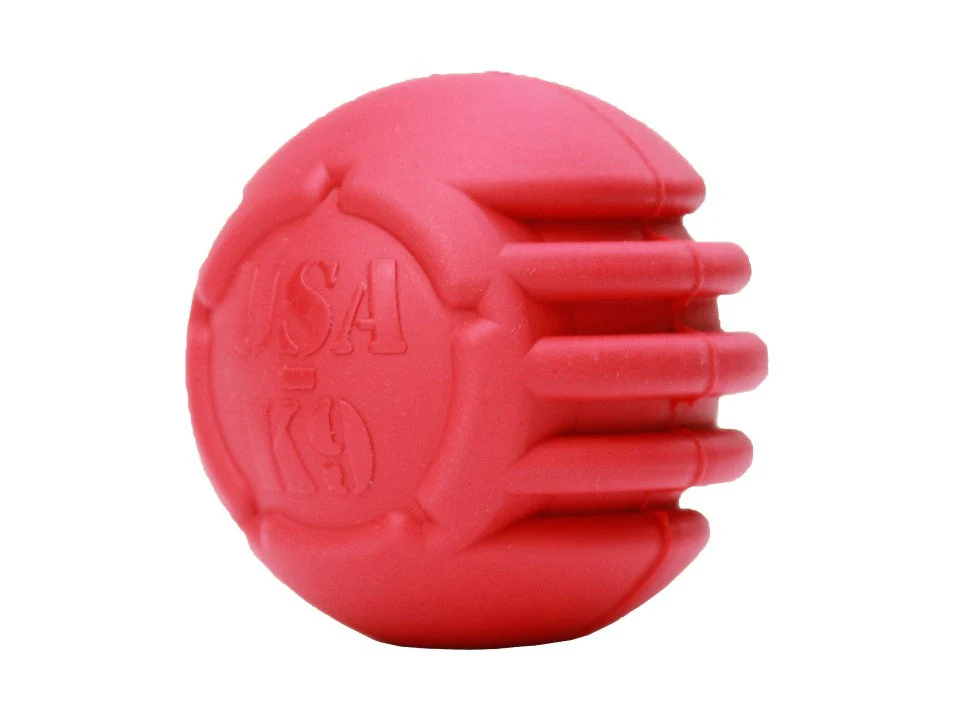 USA-K9 Stars and Stripes Rubber Dog Toy | K9 Handler Reward Toy | Red | USA Made - Image 6
