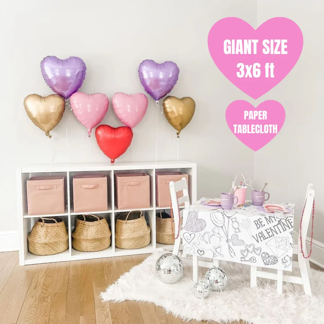 Valentines Coloring Tablecloth - Image 4