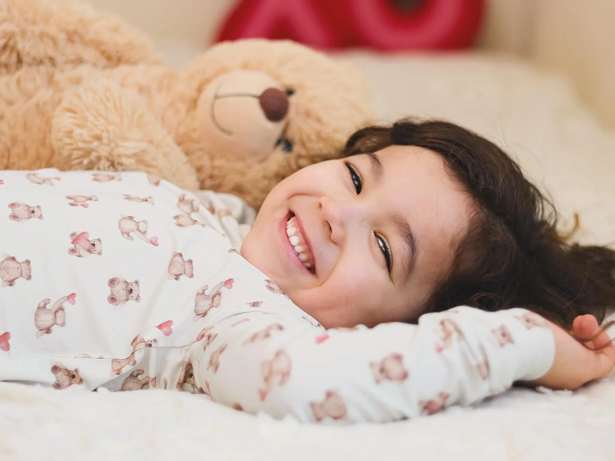 Valentines Teddy Bear 2pc Bamboo Pajamas - Image 7