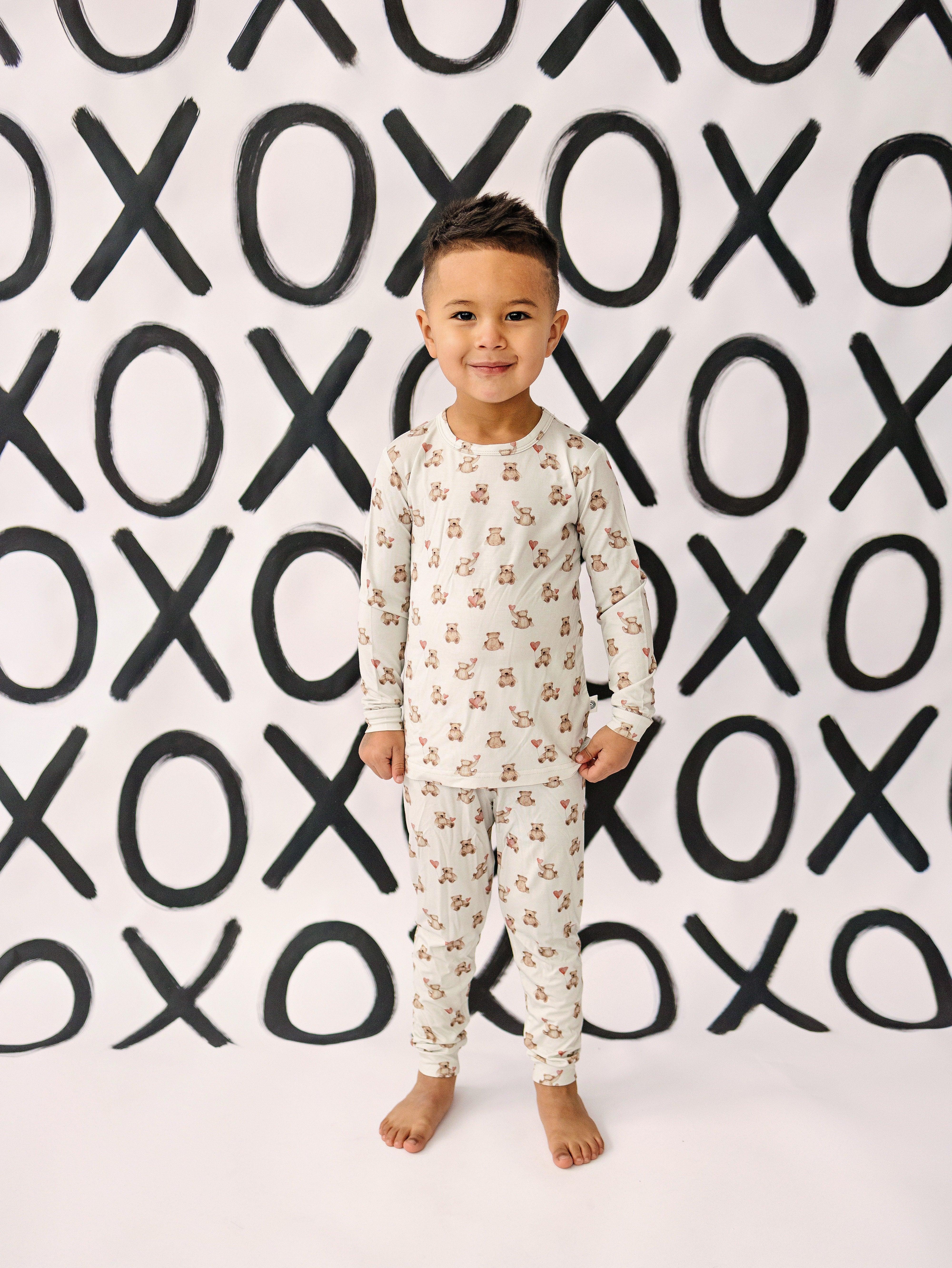 Valentines Teddy Bear 2pc Bamboo Pajamas - Image 8