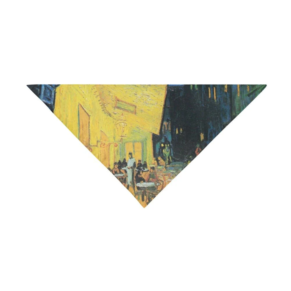 Van Gogh Cafe Terrace At Night Double-Sided Pet Bandana - Image 3