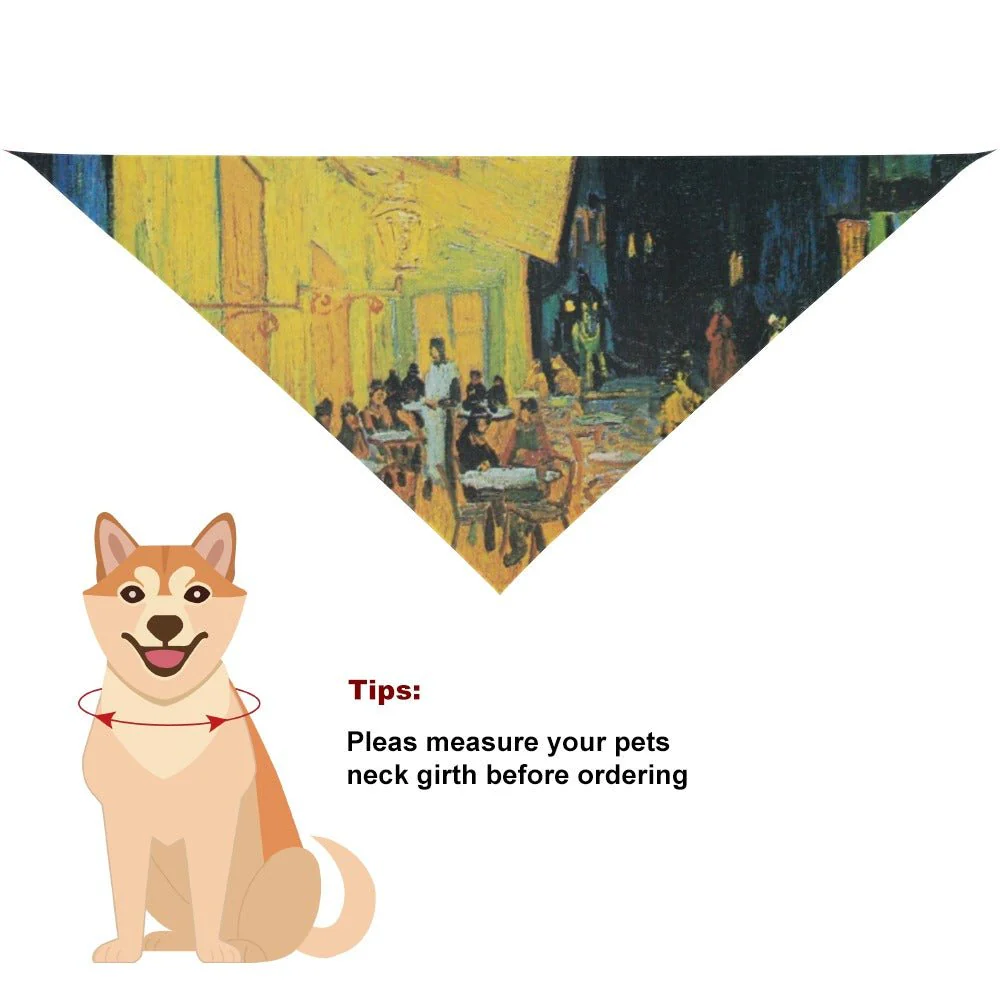 Van Gogh Cafe Terrace At Night Pet Scarf - Image 2