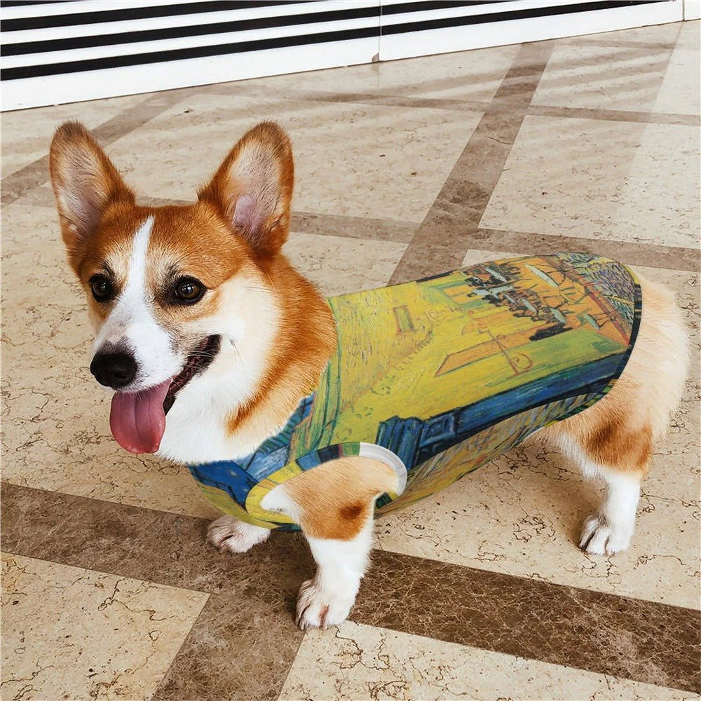Van Gogh Cafe Terrace At Night Pet Vest - Image 2