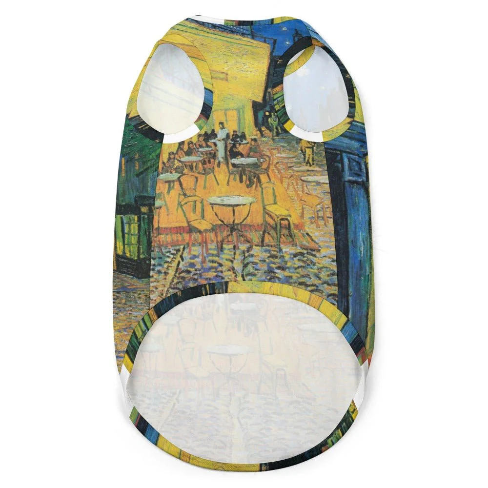 Van Gogh Cafe Terrace At Night Pet Vest - Image 3
