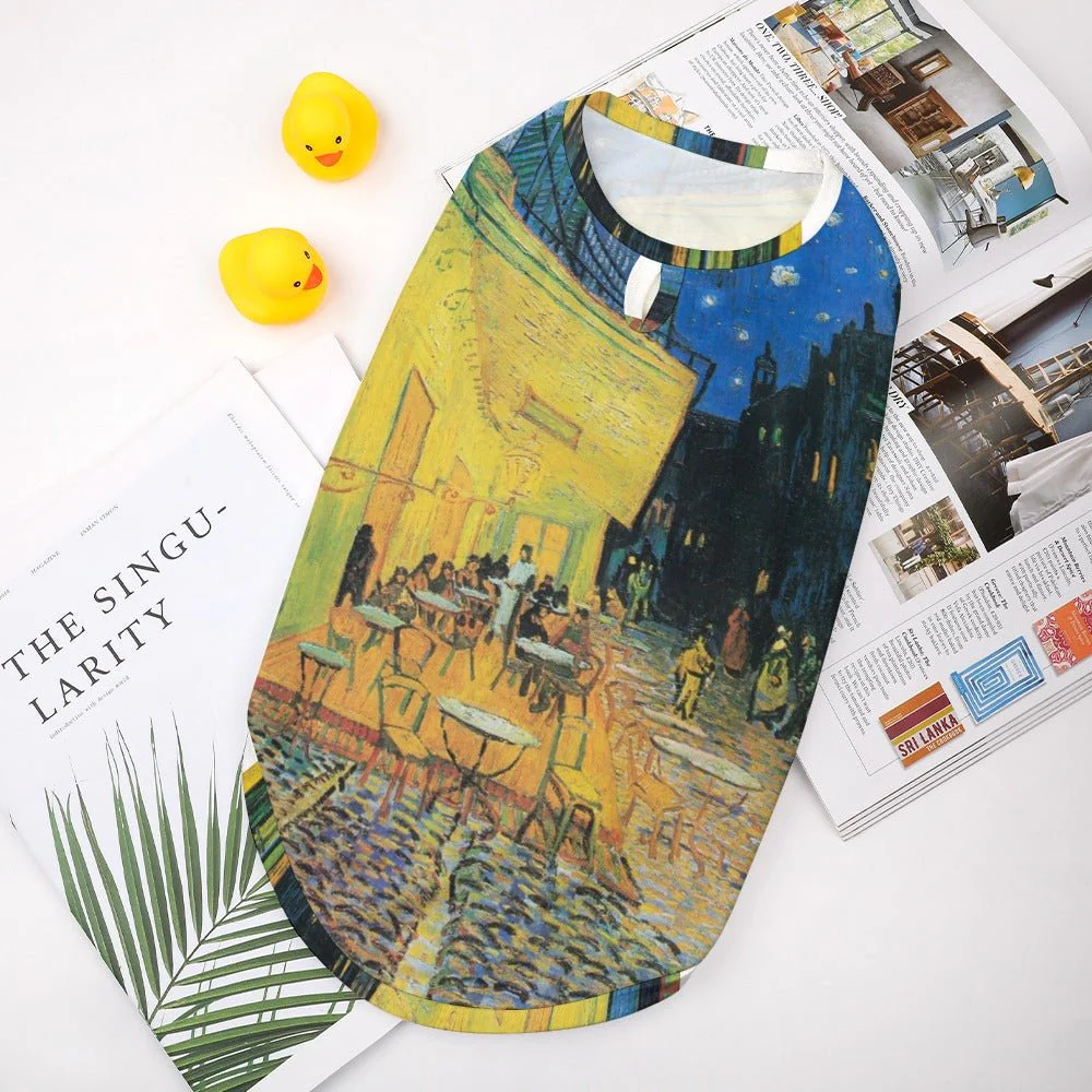 Van Gogh Cafe Terrace At Night Pet Vest - Image 4