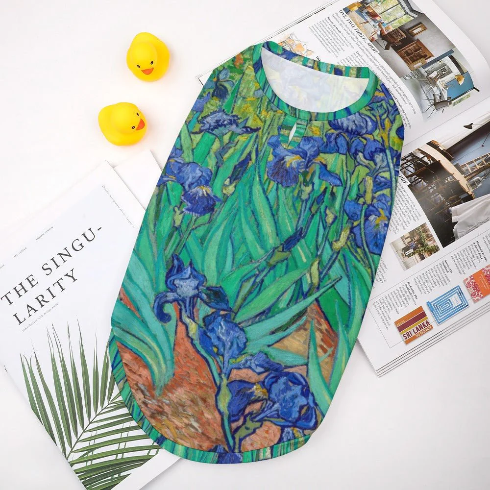 Van Gogh Irises Pet Vest - Image 4