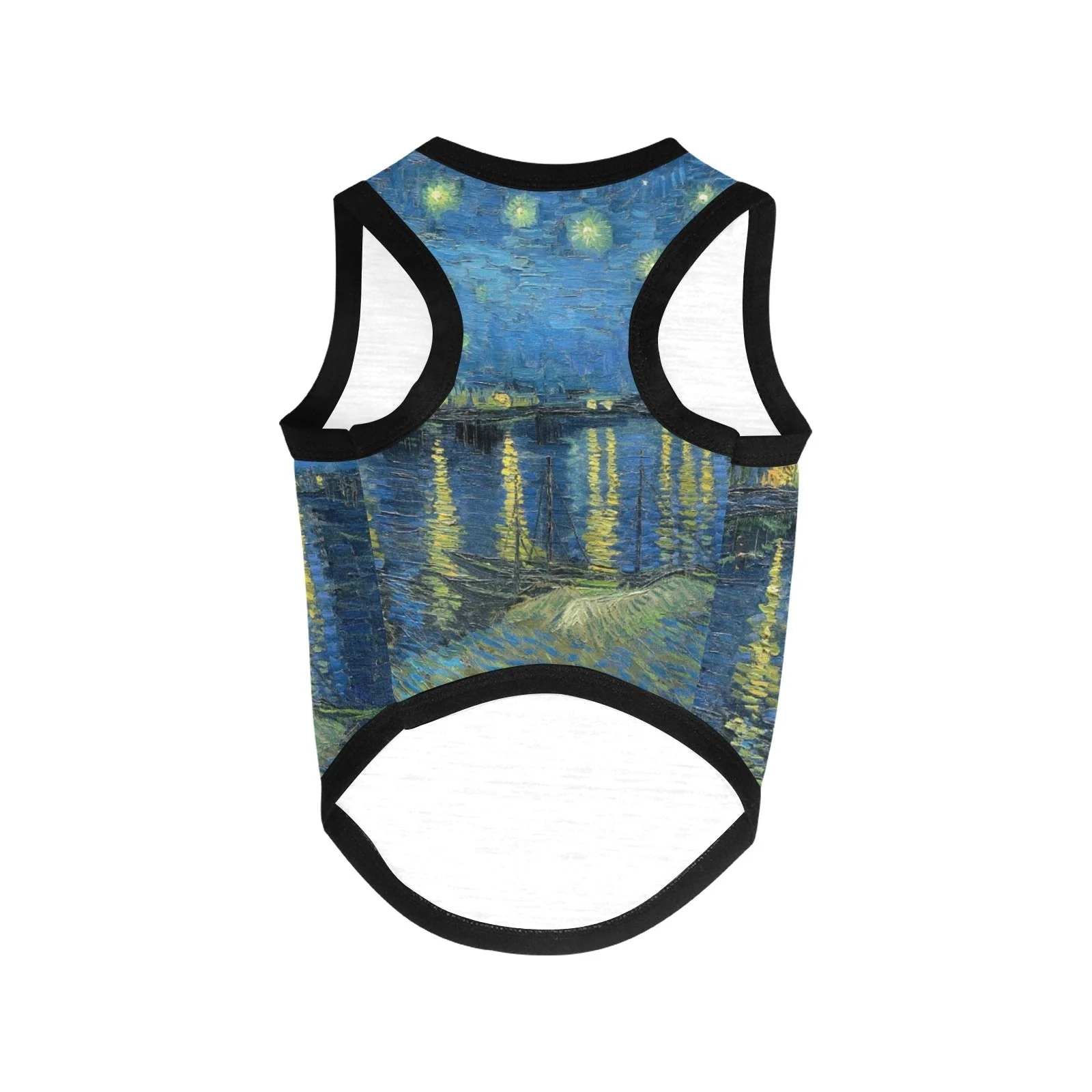 Van Gogh Starry Night Over The Rhone Tank Top - Image 3