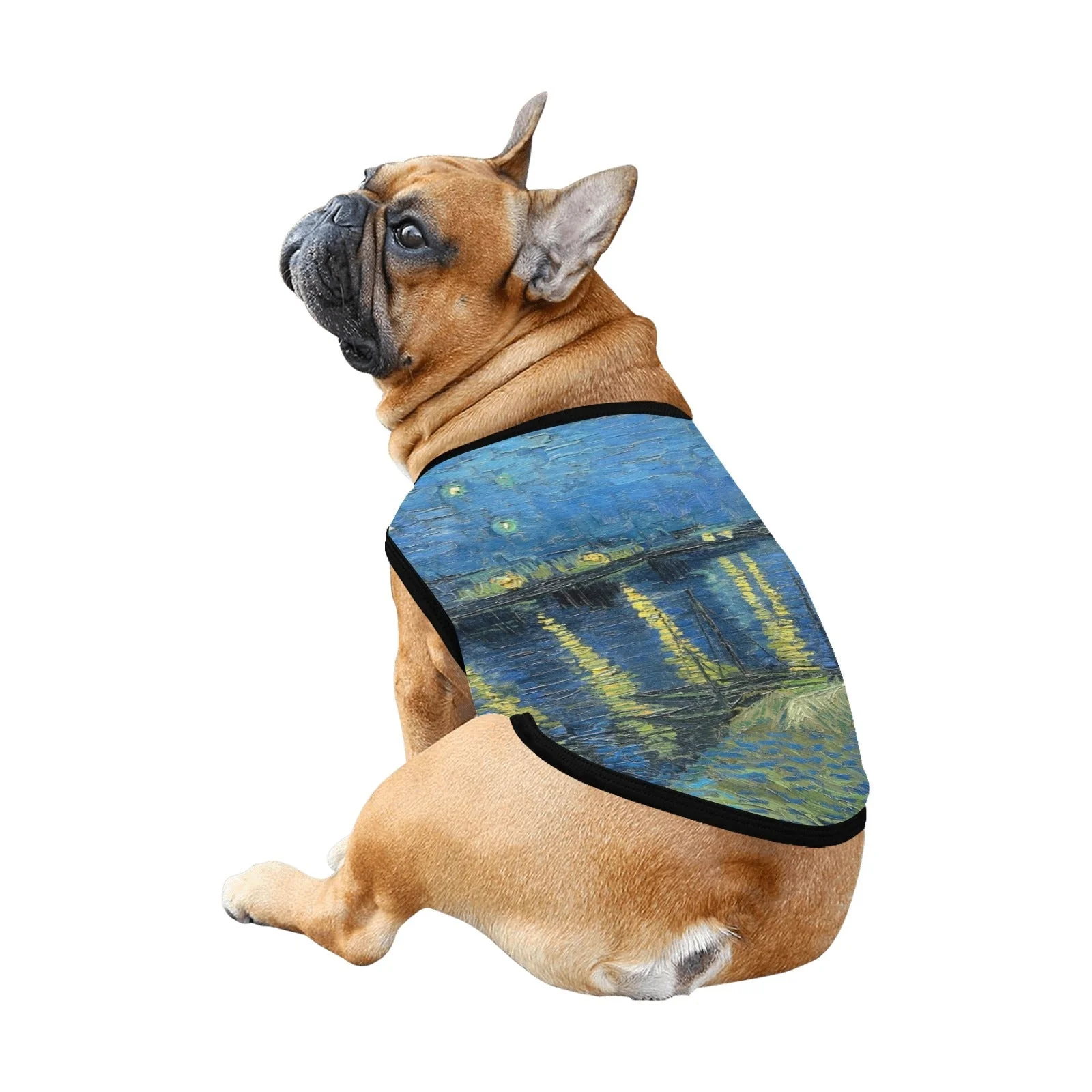Van Gogh Starry Night Over The Rhone Tank Top - Image 4
