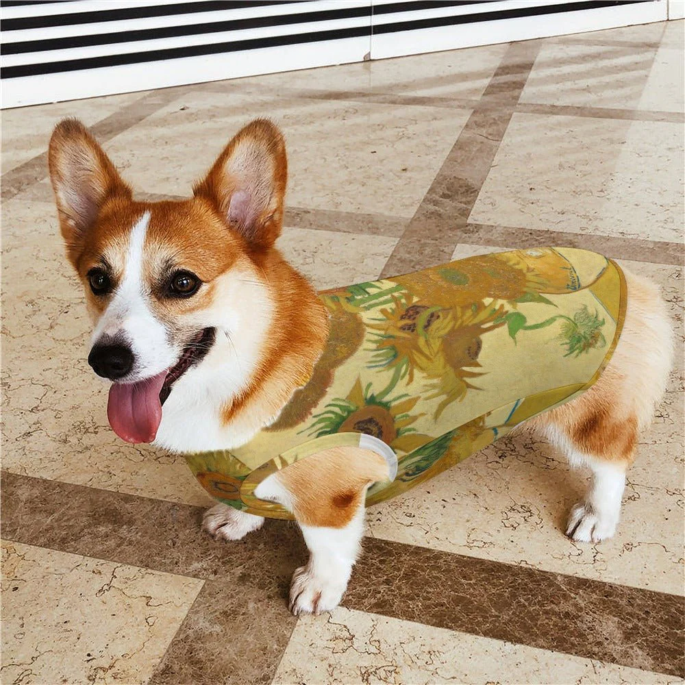 Van Gogh Sunflowers Pet Vest - Image 2
