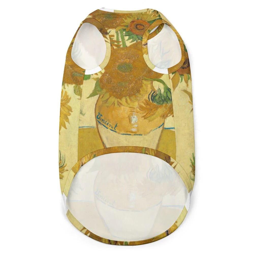 Van Gogh Sunflowers Pet Vest - Image 3