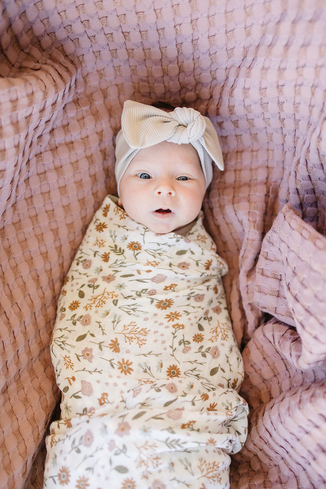 Vanilla Organic Cotton Ribbed Head Wrap - Image 7