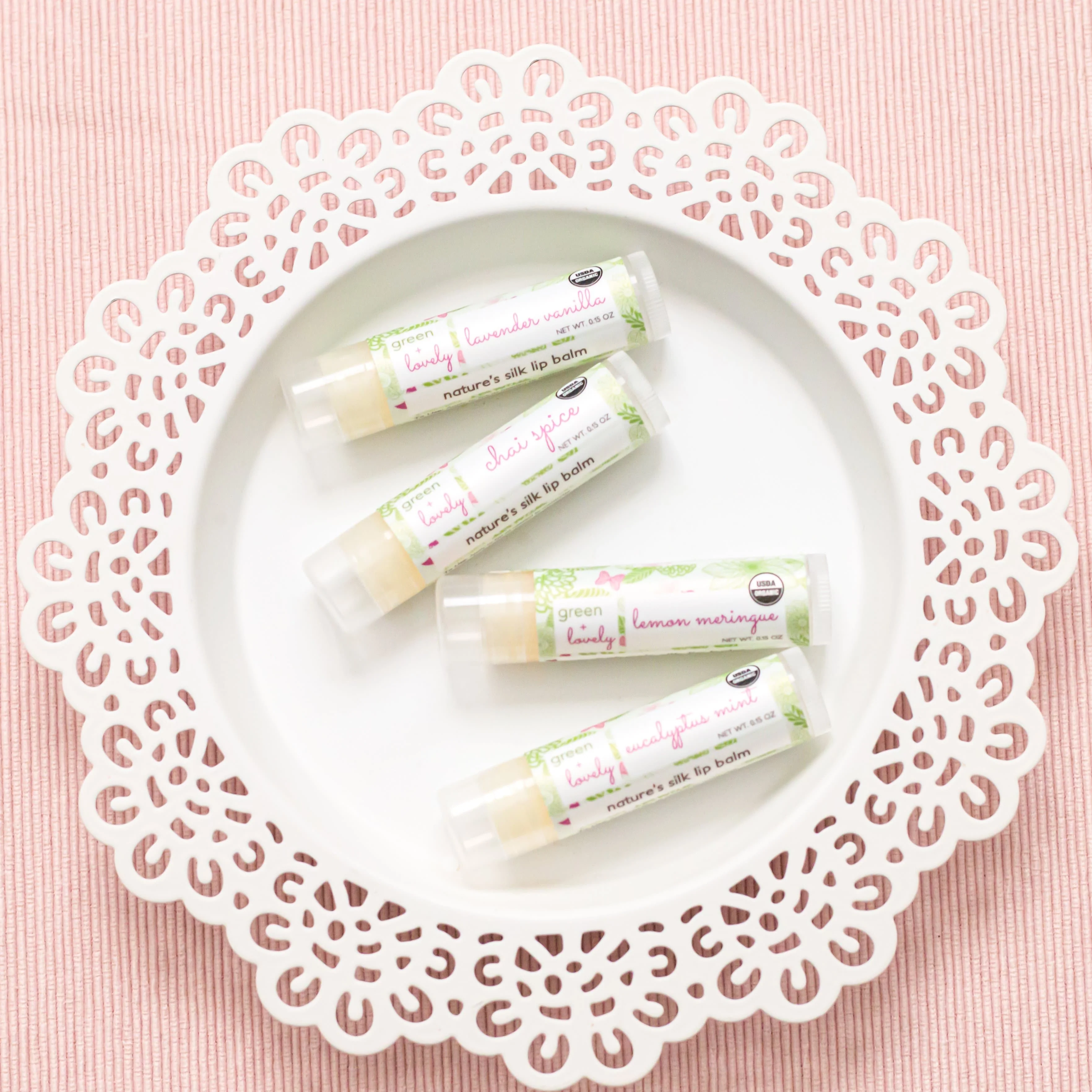 Variety Lip Set - Organic Nature's Silk Lip Balm - Image 3