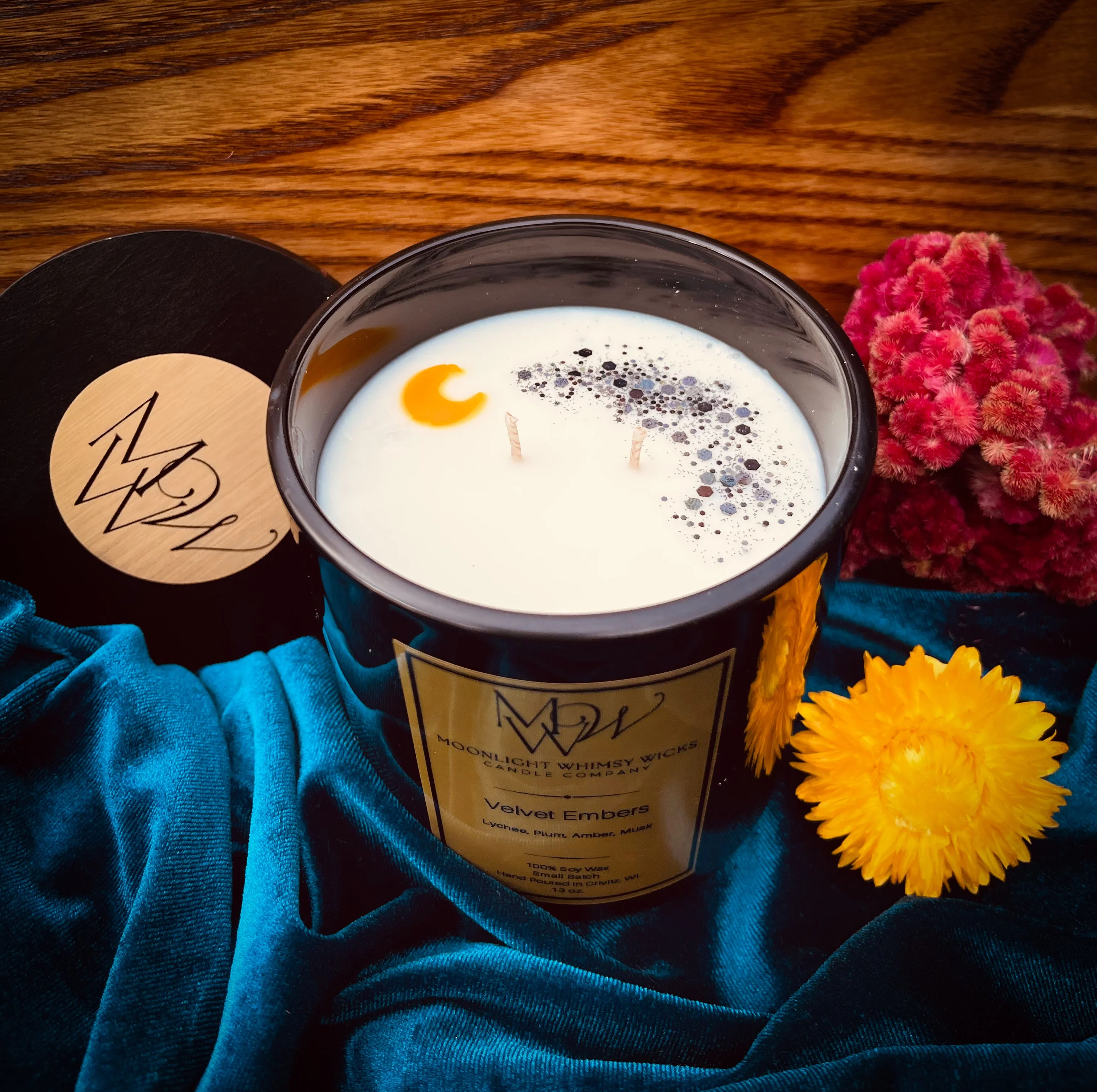 Velvet Embers | Luxury Soy Wax Candle - Image 3