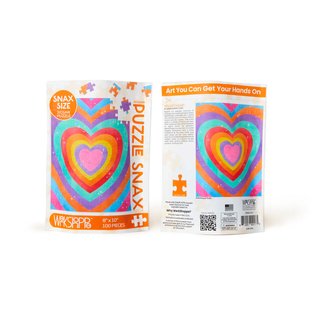 Velvet Heart 100 Piece Puzzle Snax - Image 3
