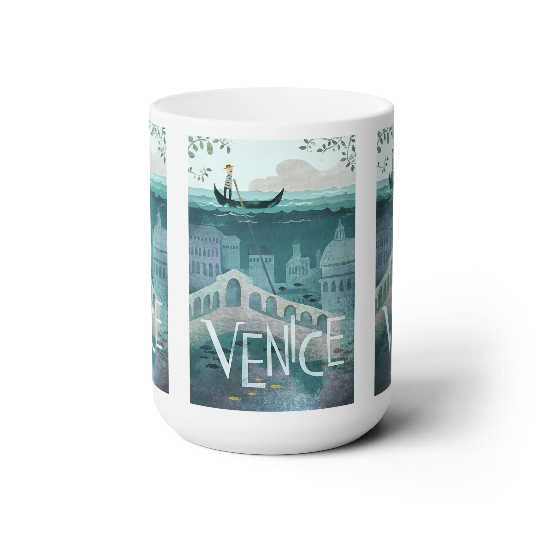 Venice Vintage Ceramic Mug 11oz or 15oz - Image 2