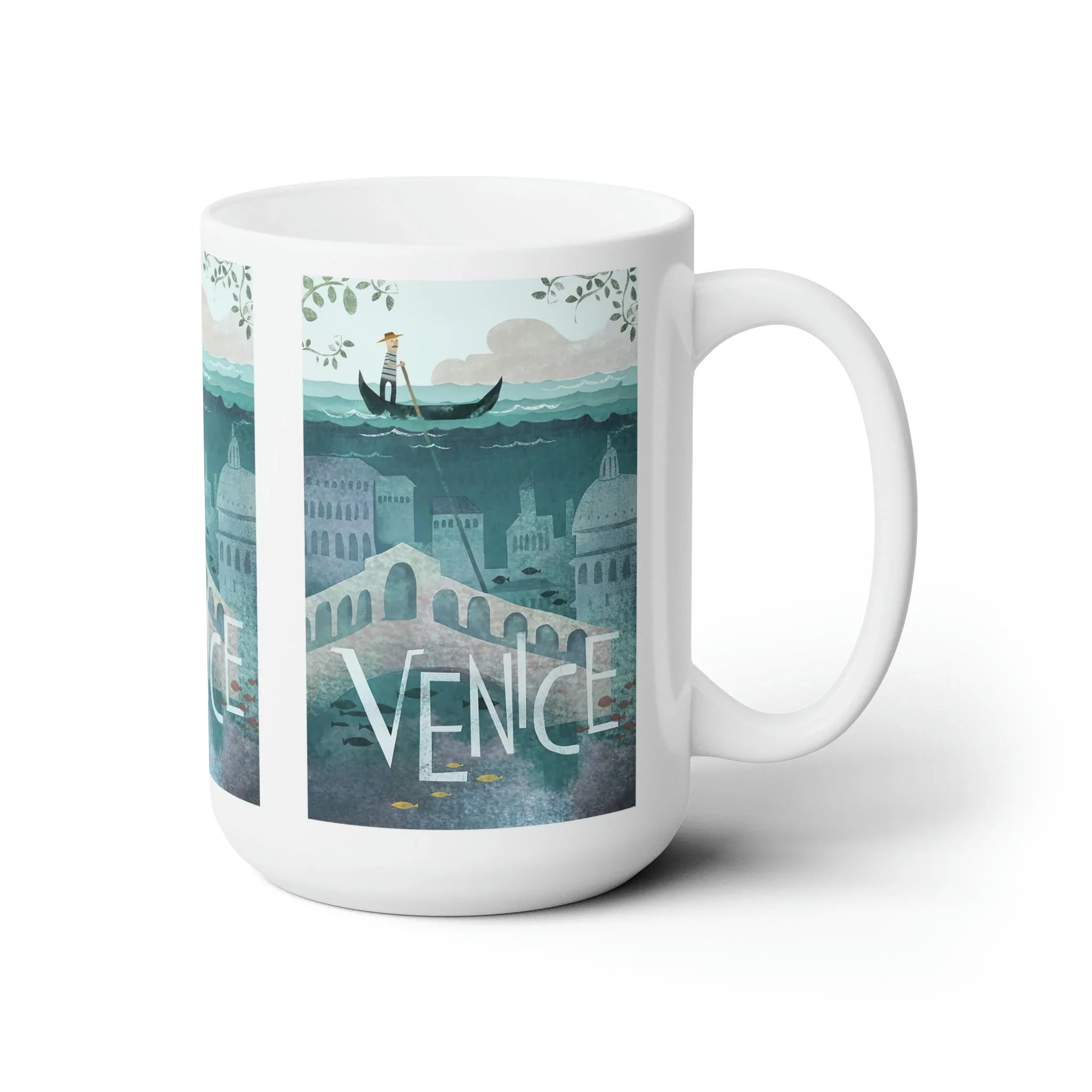 Venice Vintage Ceramic Mug 11oz or 15oz - Image 3