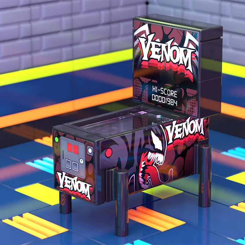 Venom Pinball Arcade Machine Building Set made using LEGO parts - Image 2