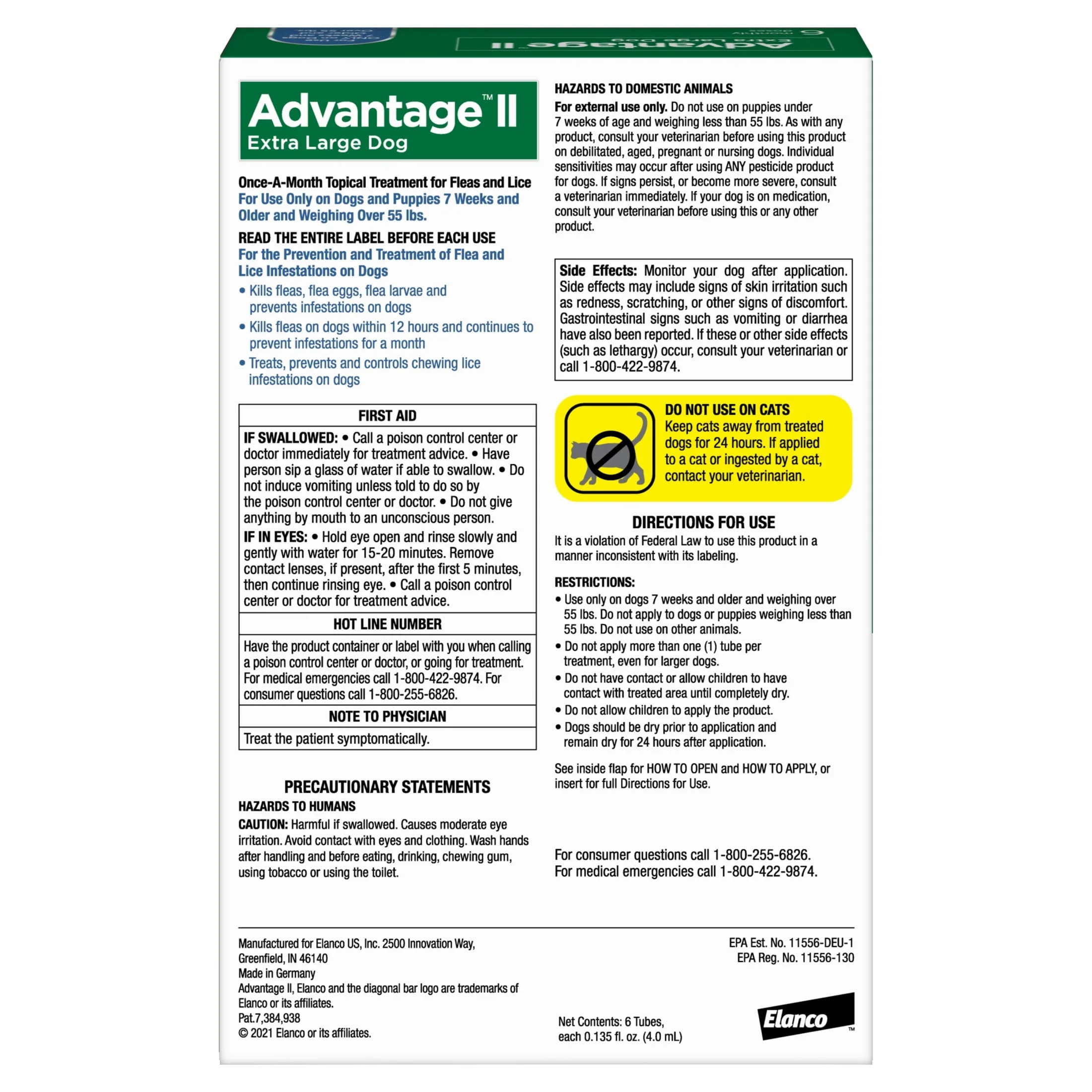 Vet-Recommended Flea Prevention for XL Dogs 55 Lbs+, 6-Monthly Treatments - Image 7