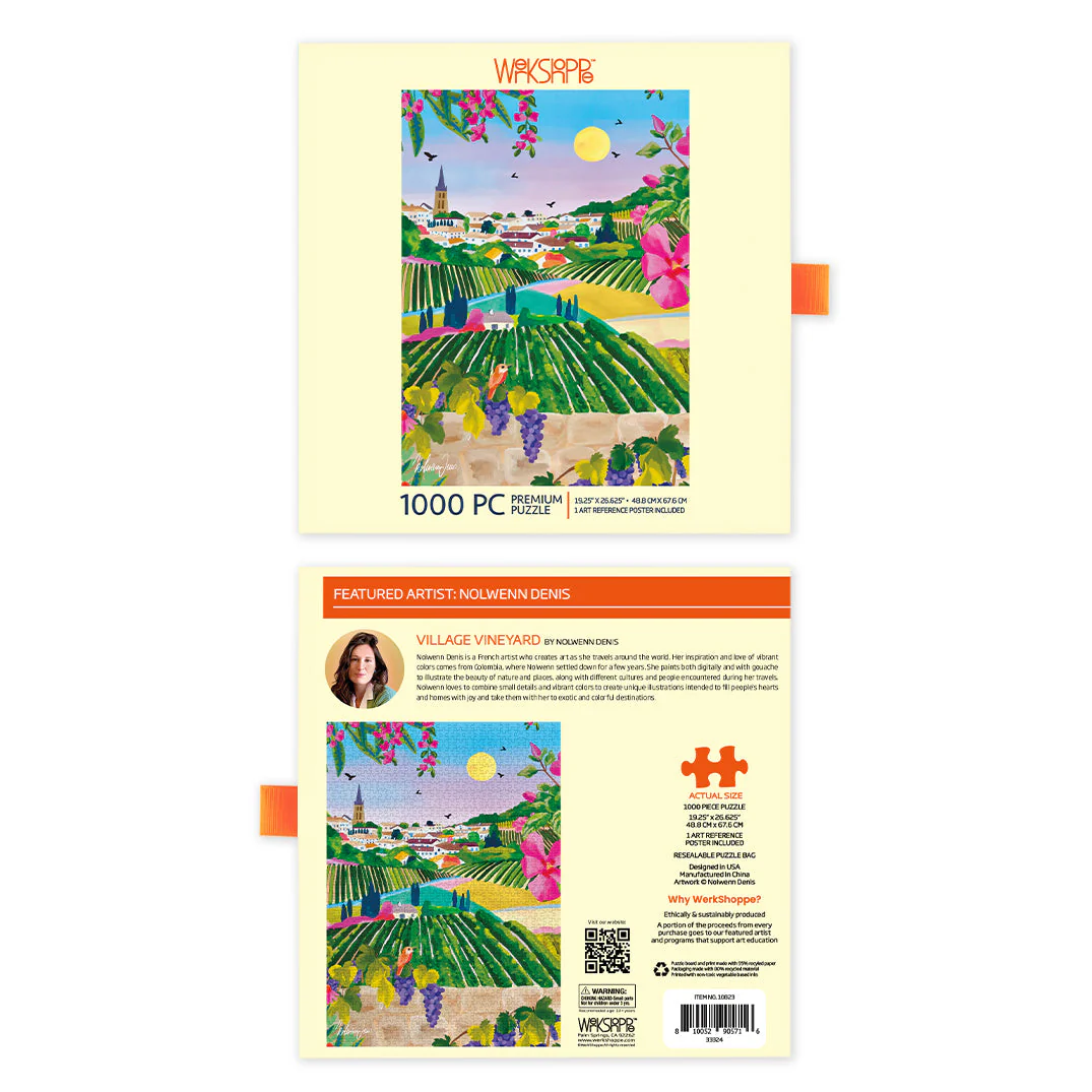 Village Vineyard 1000 Piece Puzzle - Image 3
