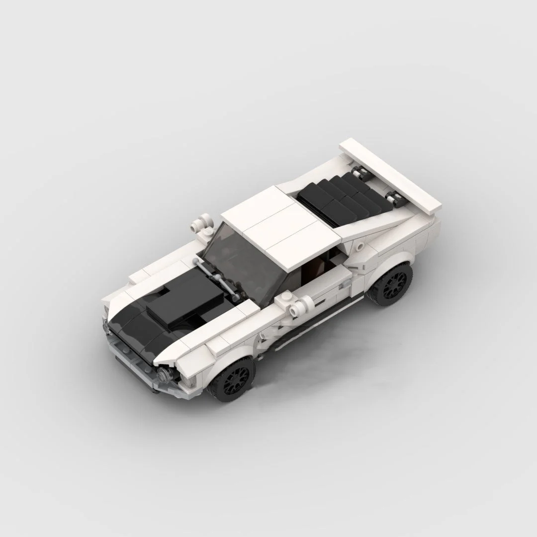 Vintage Ford Mustang Building Block Toys - Image 3