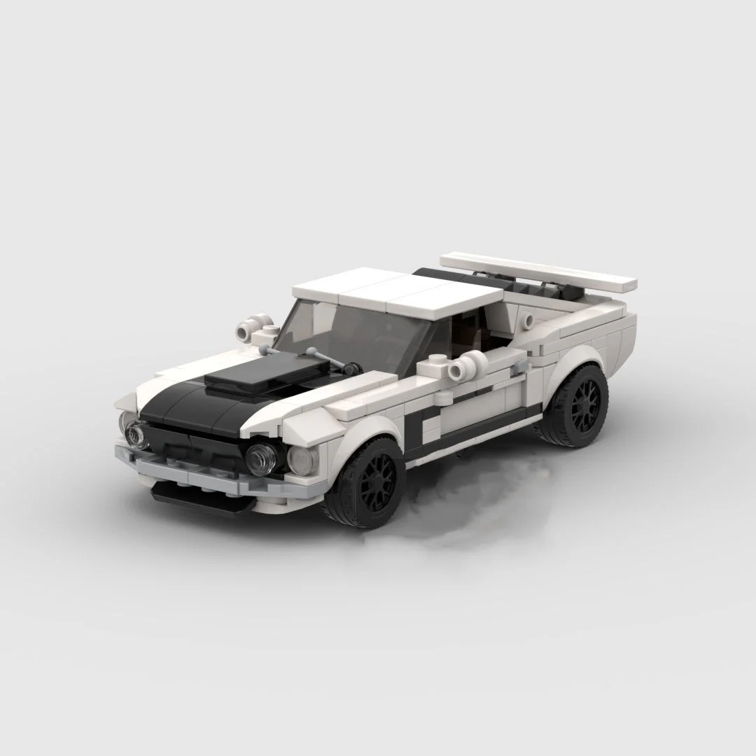 Vintage Ford Mustang Building Block Toys - Image 6