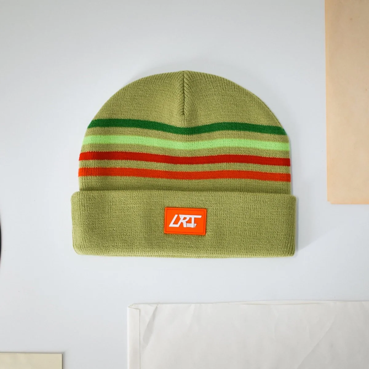 VINTAGE STRIPES BEANIE - MINT - Image 2