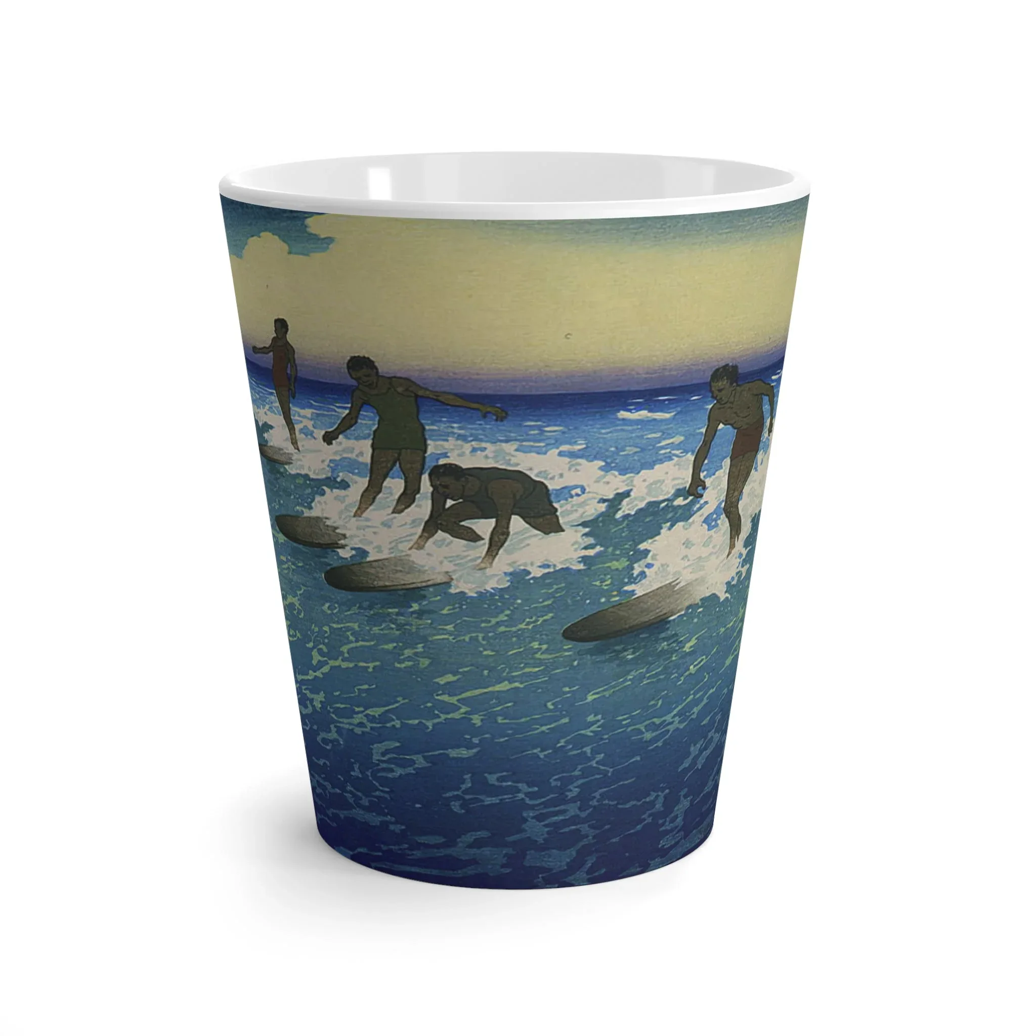 Vintage Surfers Latte Mug - Image 2
