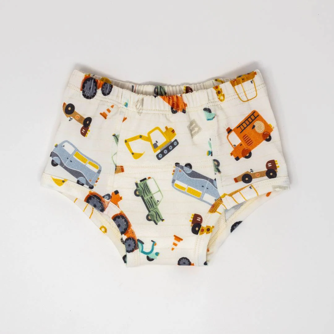 Vintage Transportation Potty Organic Training Underpants - Image 2