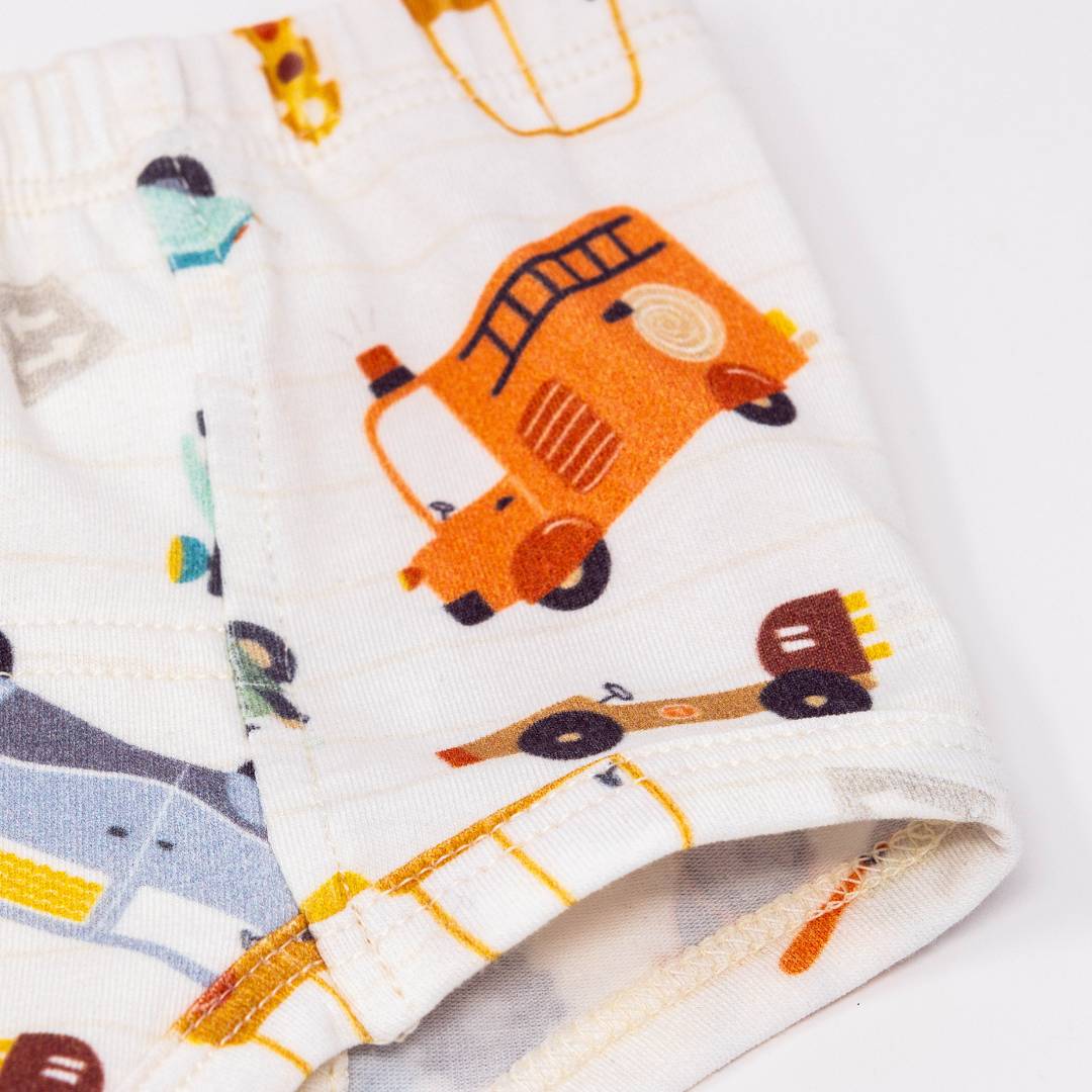 Vintage Transportation Potty Organic Training Underpants - Image 5