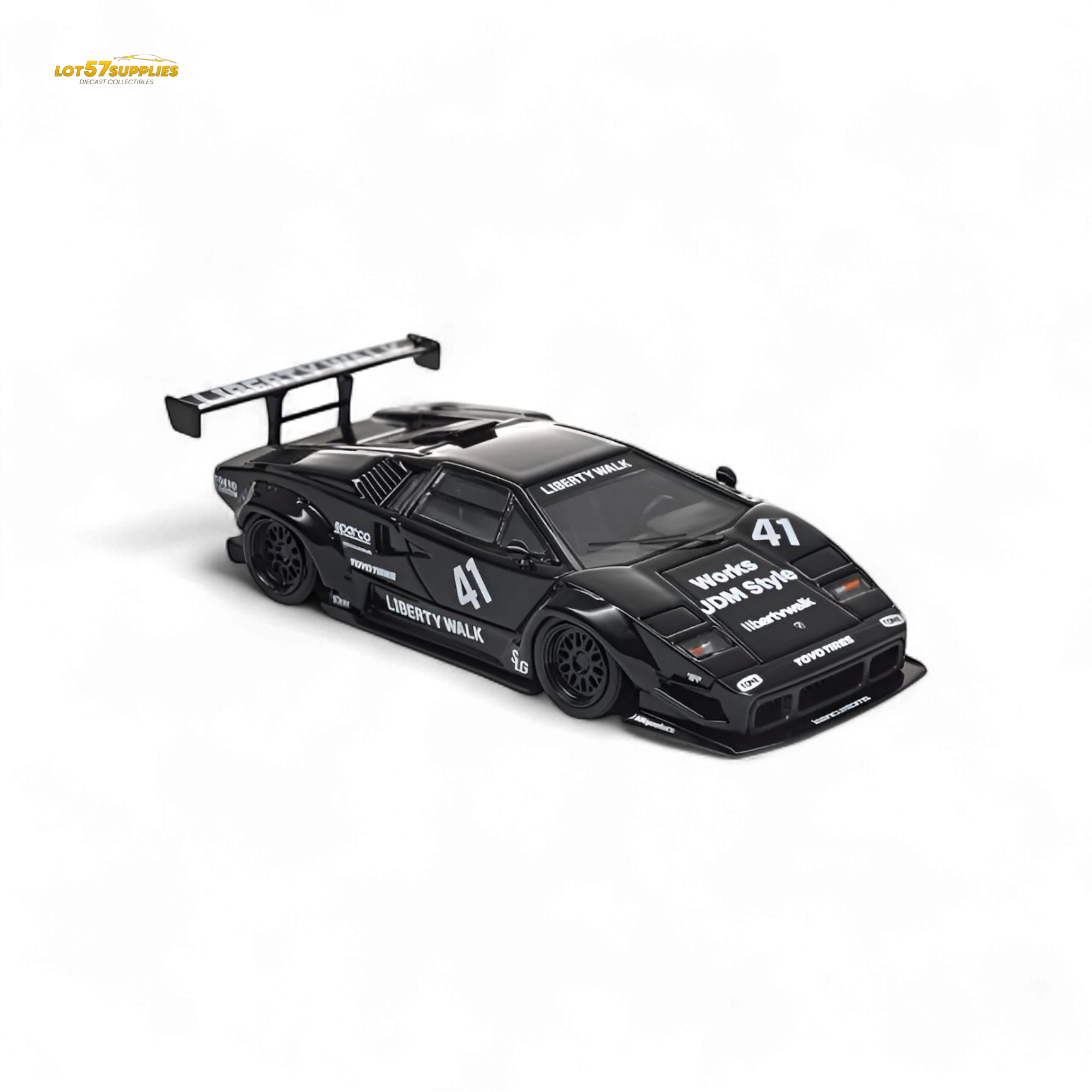Vision64 Lamborghini Countach Luxury Version Black 1:64 - Image 2