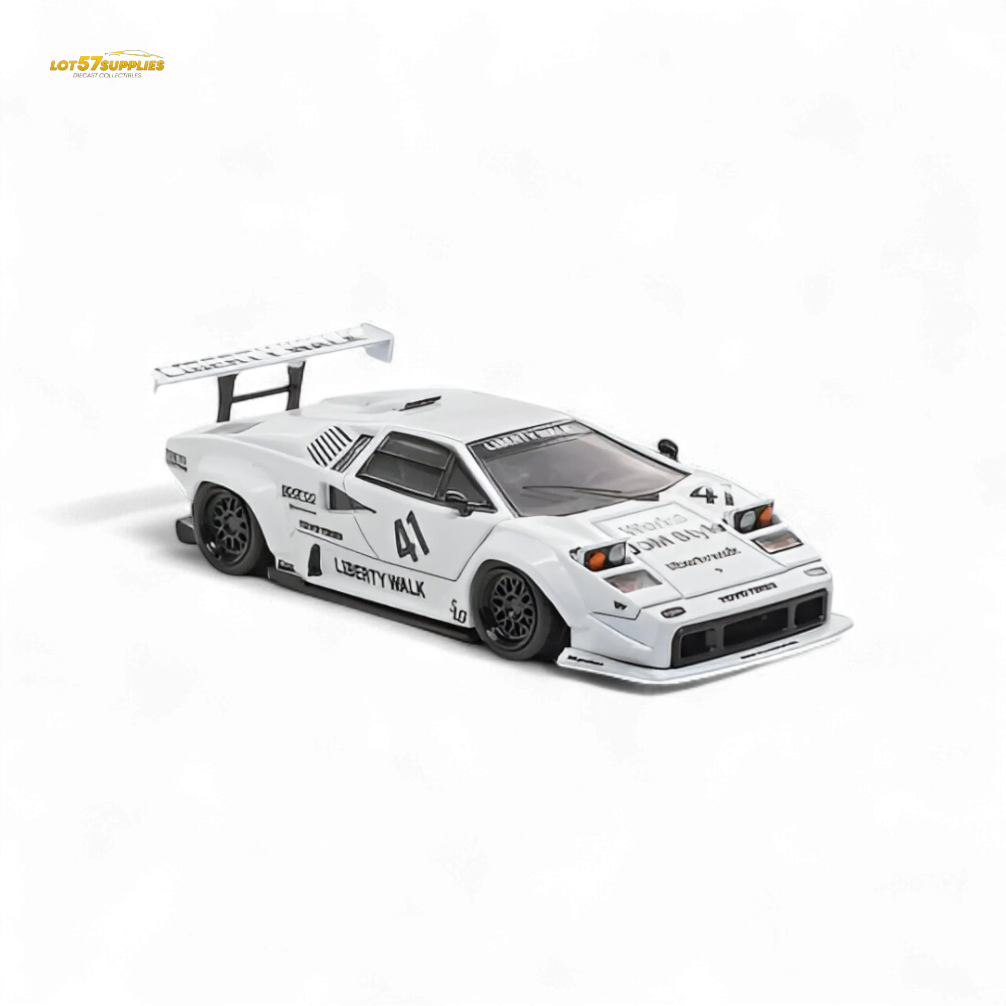 Vision64 Lamborghini Countach Luxury Version White 1:64 - Image 2