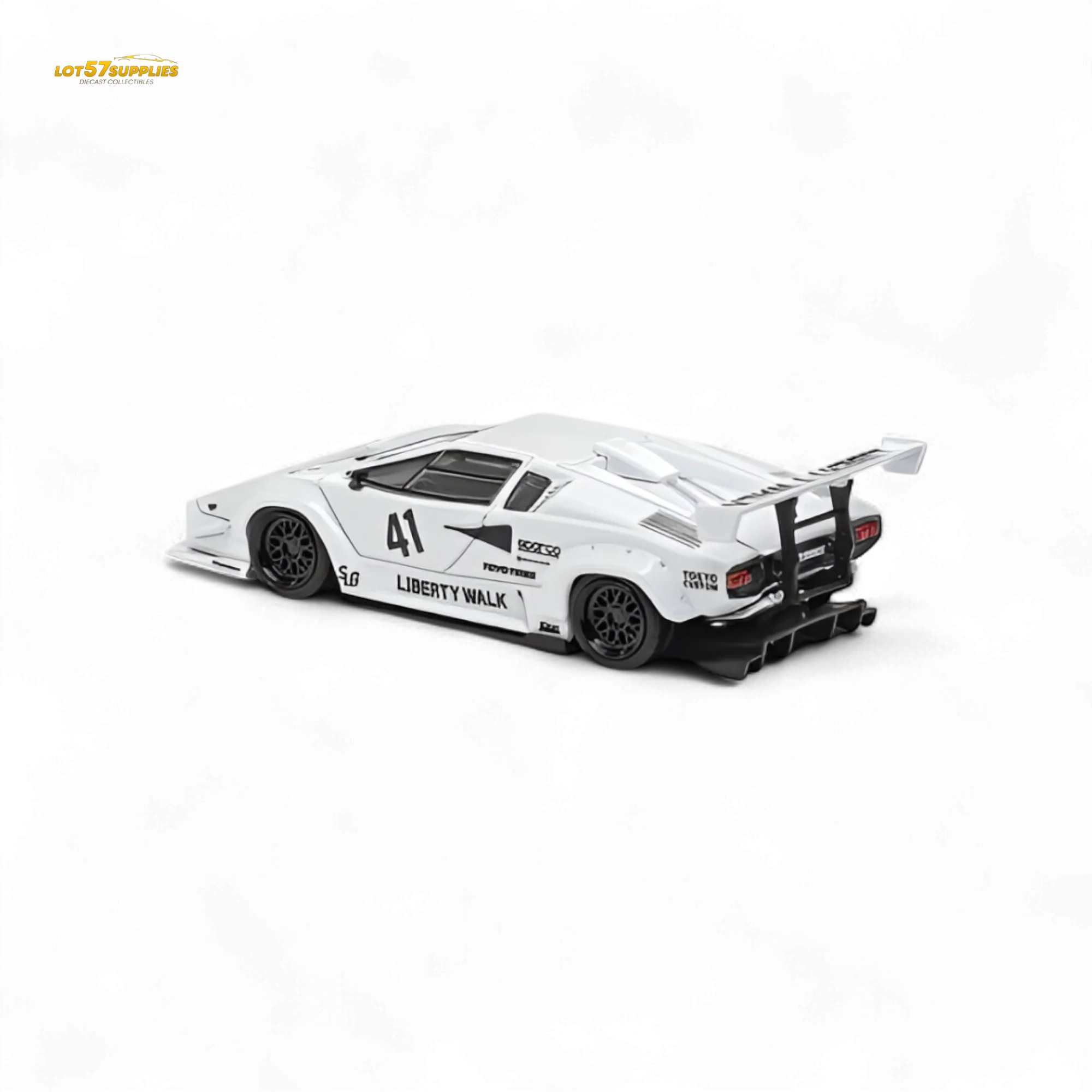 Vision64 Lamborghini Countach Luxury Version White 1:64 - Image 3