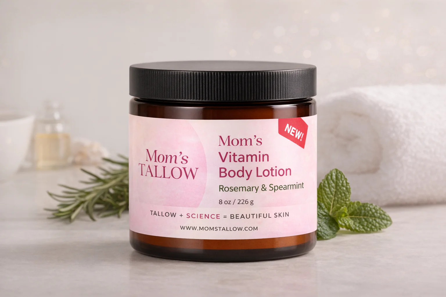 Vitamin-Infused Tallow Body Lotion - Image 3