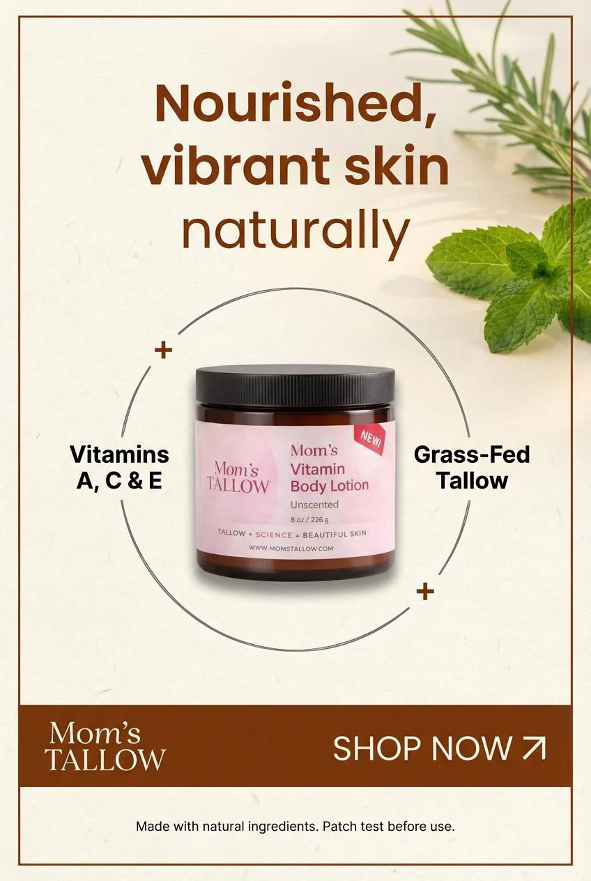 Vitamin-Infused Tallow Body Lotion - Image 4