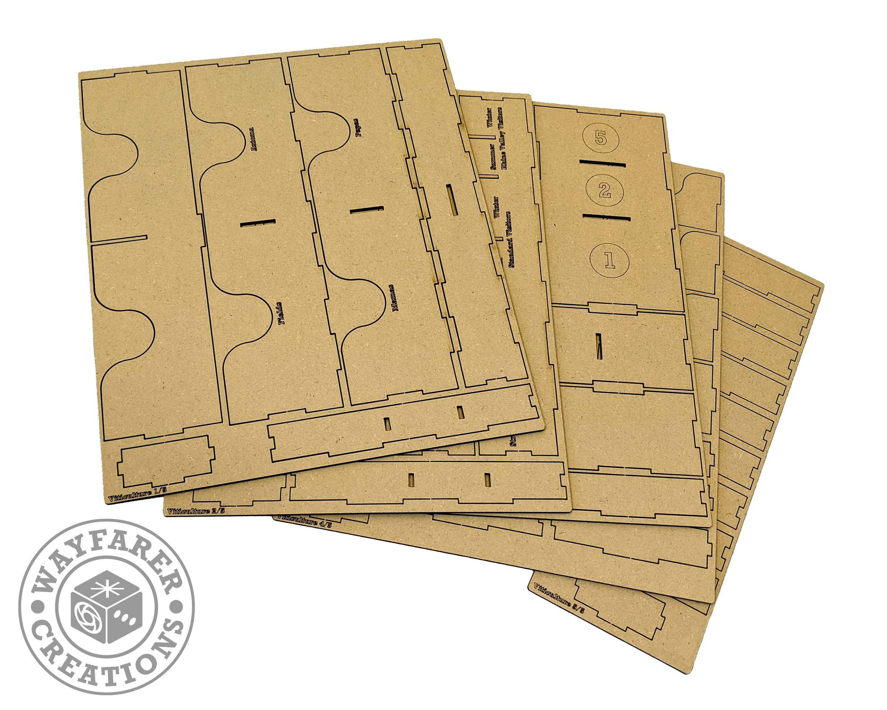 Viticulture Board Game Organizer Insert - Image 3
