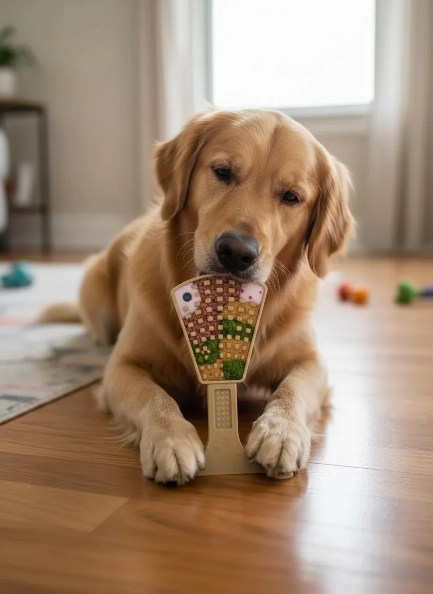 Waffle Tower Nylon Chew & Enrichment Toy | 2-in-1 for Aggressive Chewers | SodaPup - Image 3