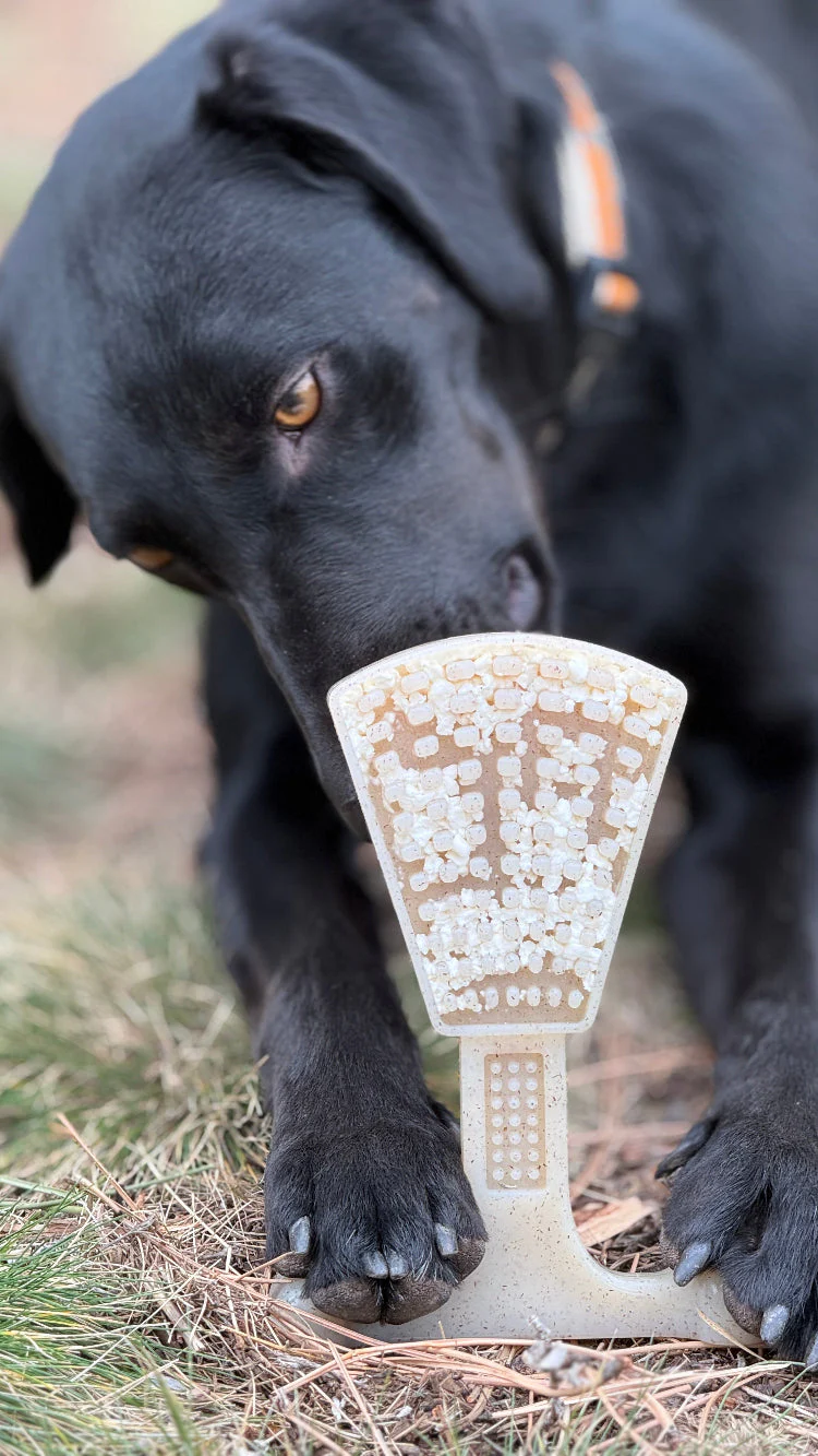 Waffle Tower Nylon Chew & Enrichment Toy | 2-in-1 for Aggressive Chewers | SodaPup - Image 4
