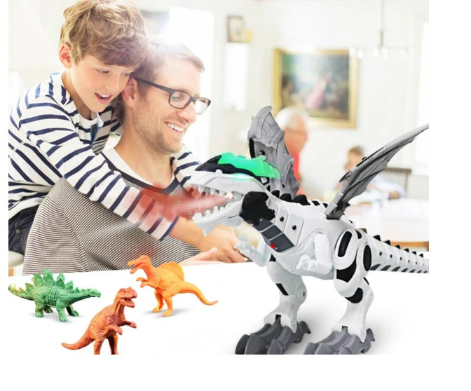Walking Dragon Toy Fire Breathing Water Spray Dinosaur - Image 2