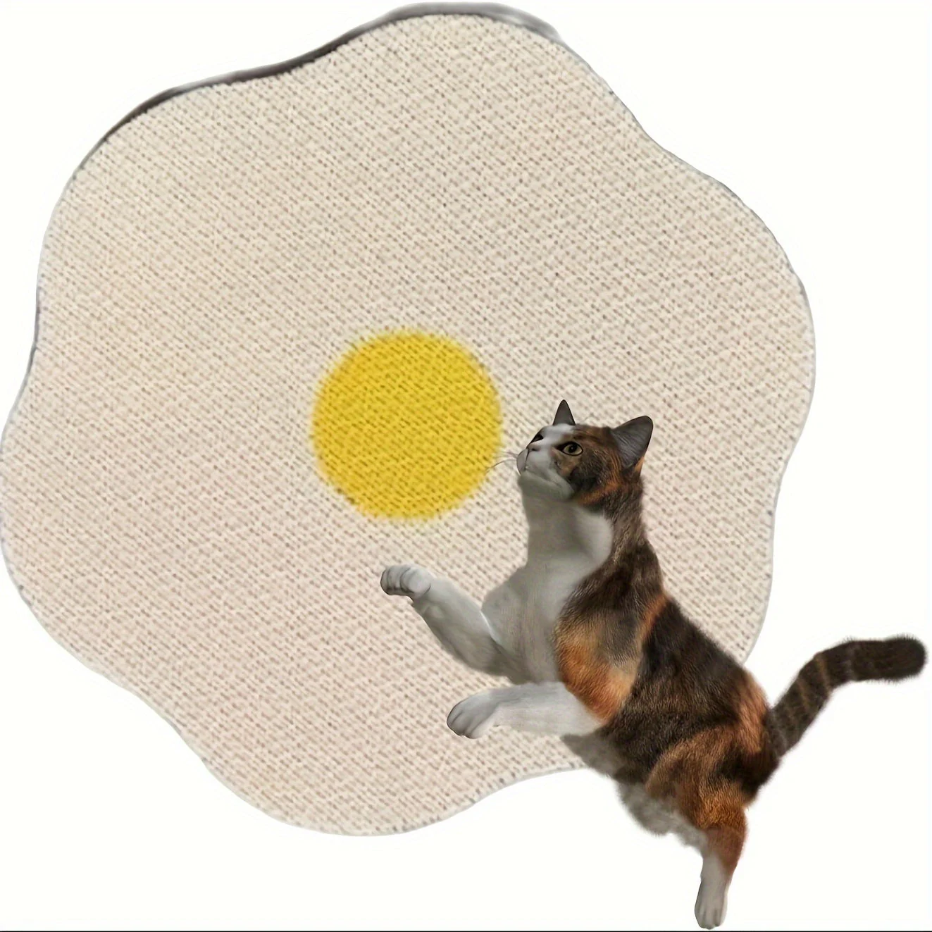 Wall-Mounted Floral Cat Scratcher – Durable & Eco-Friendly - Image 4