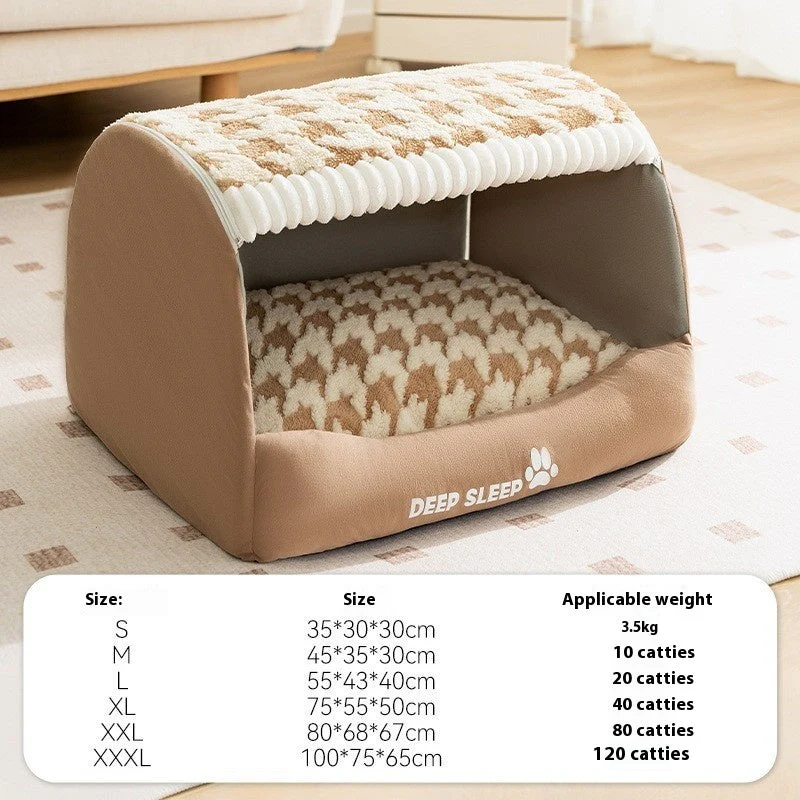 Warm Bear Curved Pet Room Cave - Image 7
