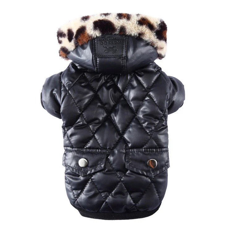 Warm Hooded Fashionable Dog Coat - Image 5