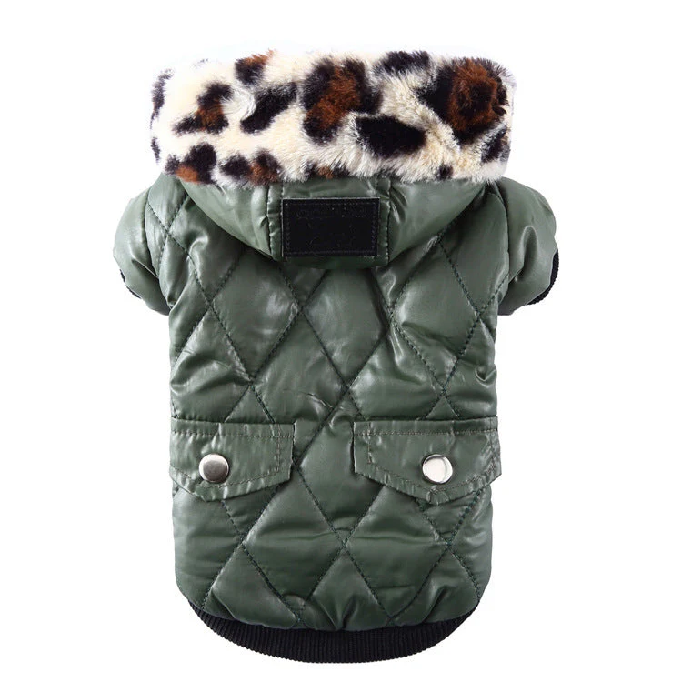 Warm Hooded Fashionable Dog Coat - Image 6
