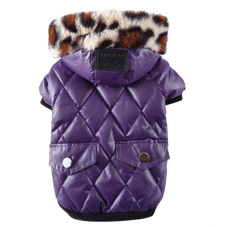Warm Hooded Fashionable Dog Coat - Image 7